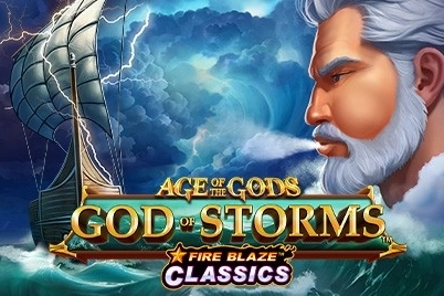 Age of the Gods: God of Storms Fire Blaze slots from Playtech