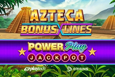 Azteca Bonus Lines PowerPlay Jackpot slots from Playtech
