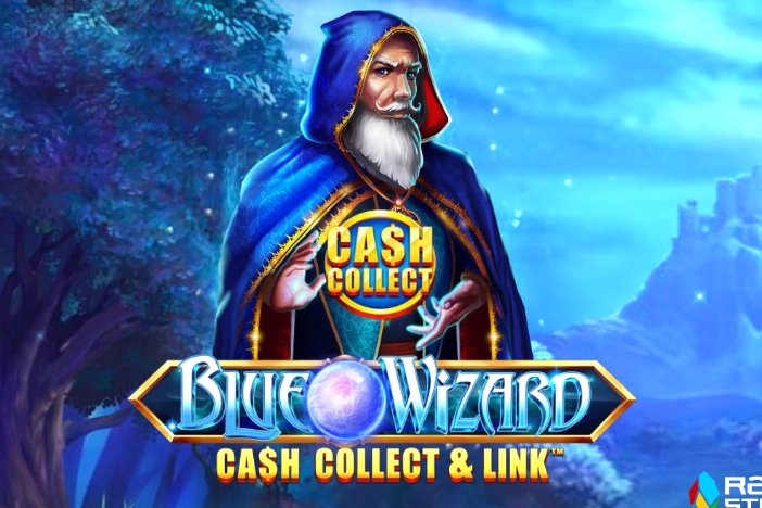 Blue Wizard Cash Collect & Link slots from Playtech