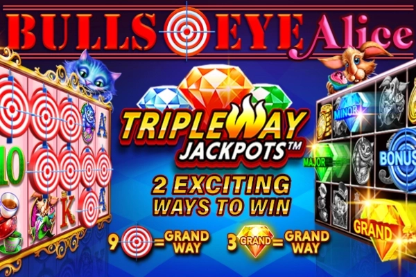 Bulls Eye Alice slots from Playtech