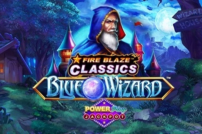 Fire Blaze: Blue Wizard PowerPlay Jackpot slots from Playtech