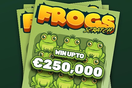 Frogs Scratch slots from hacksaw-gaming
