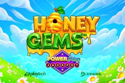 Honey Gems PowerPlay Jackpot slots from Playtech