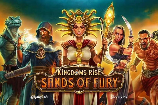 Kingdoms Rise: Sands of Fury slots from Playtech