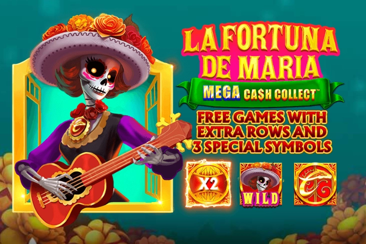 La Fortuna de Maria: Mega Cash Collect slots from Playtech