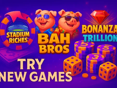 Review of New Slot Games: Stadium of Riches, Bah Bros & Bonanza Trillion
