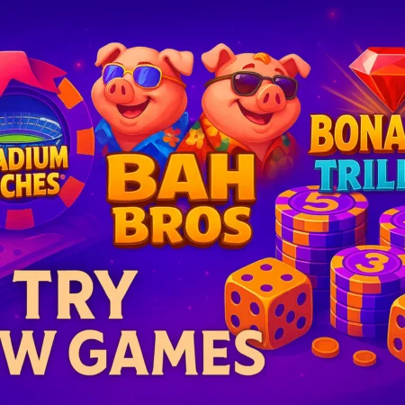 Review of New Slot Games: Stadium of Riches, Bah Bros & Bonanza Trillion