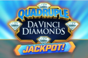 Quadruple Da Vinci Diamonds Jackpot! slots from high-5-games