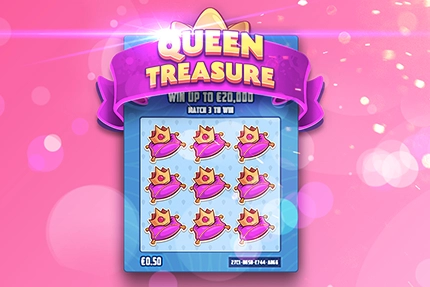 Queen Treasure slots from hacksaw-gaming
