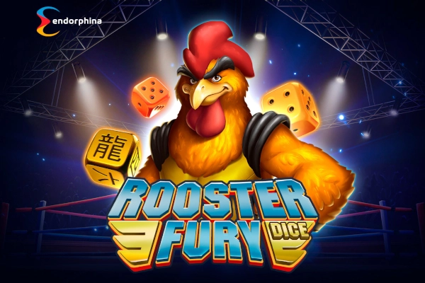 Rooster Fury Dice slots from Endorphina