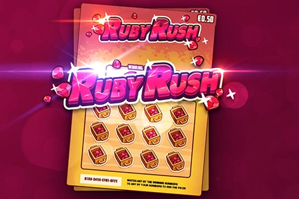 Ruby Rush slots from hacksaw-gaming
