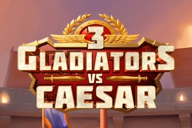 3 Gladiators Vs Caesar from Yggdrasil Gaming